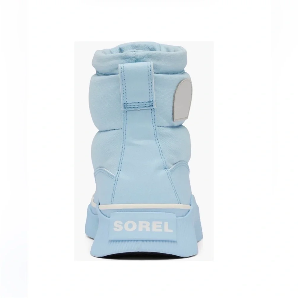 Sorel Out N About IV Puffy Lace Up Waterproof Boot Arctic Sea Blue Women’s 9